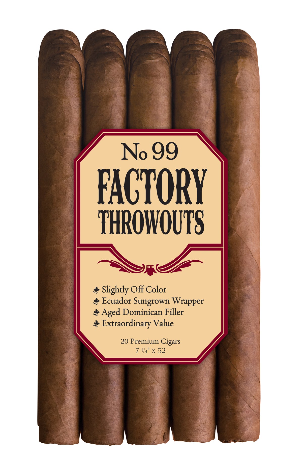 Factory Throwouts Natural