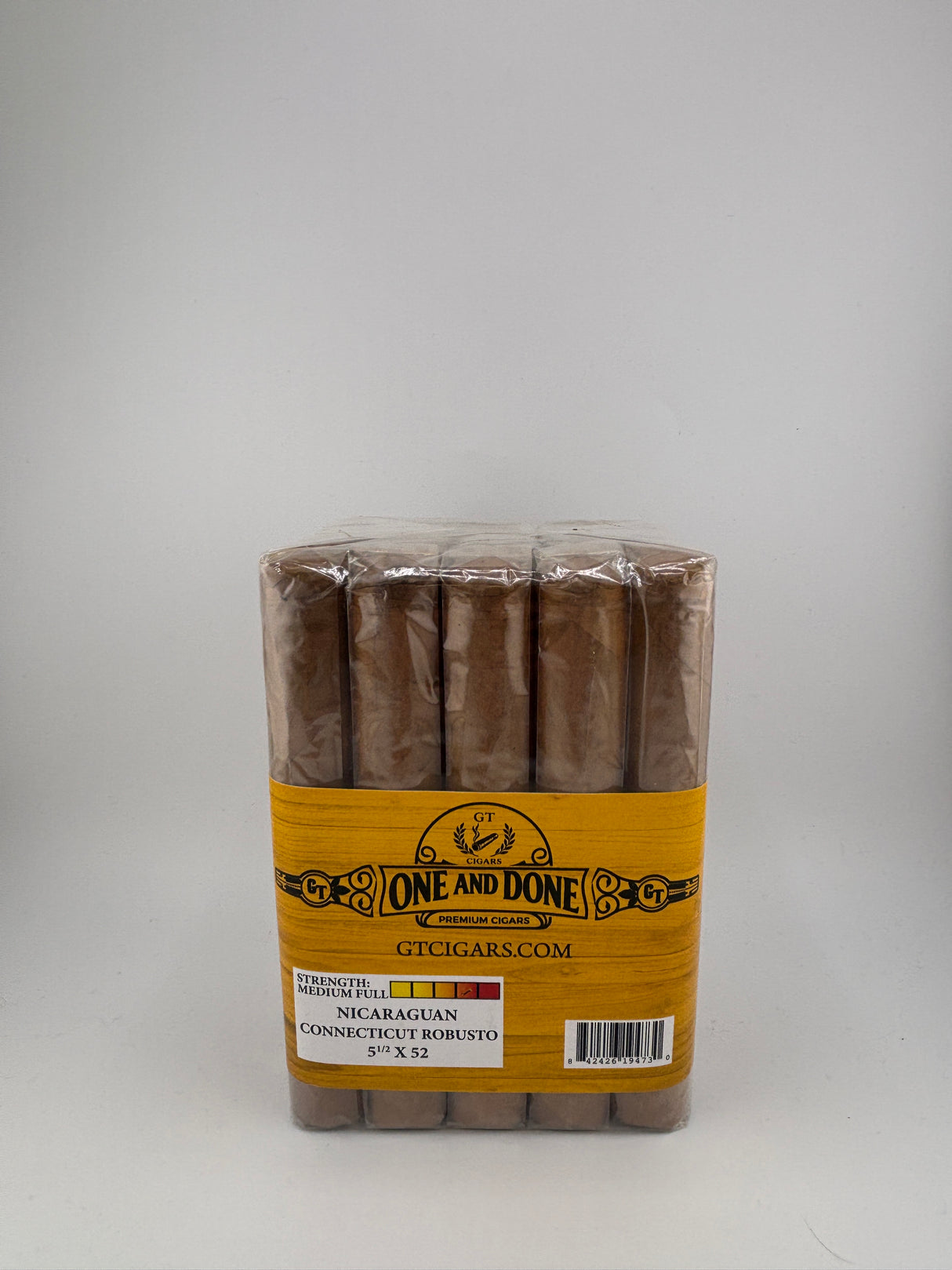 GT One and Done Nicaraguan Connecticut Robusto (5.5" X 52)