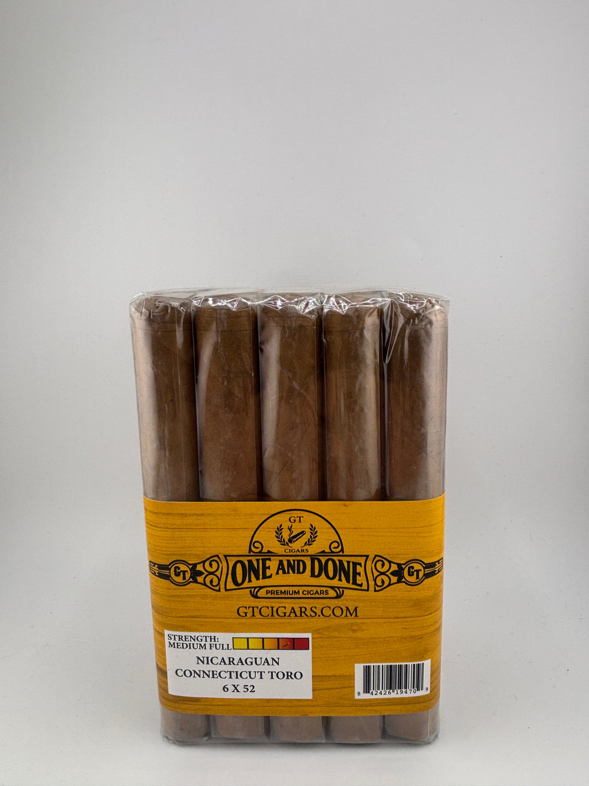 GT One and Done Nicaraguan Connecticut Toro (6" X 52)