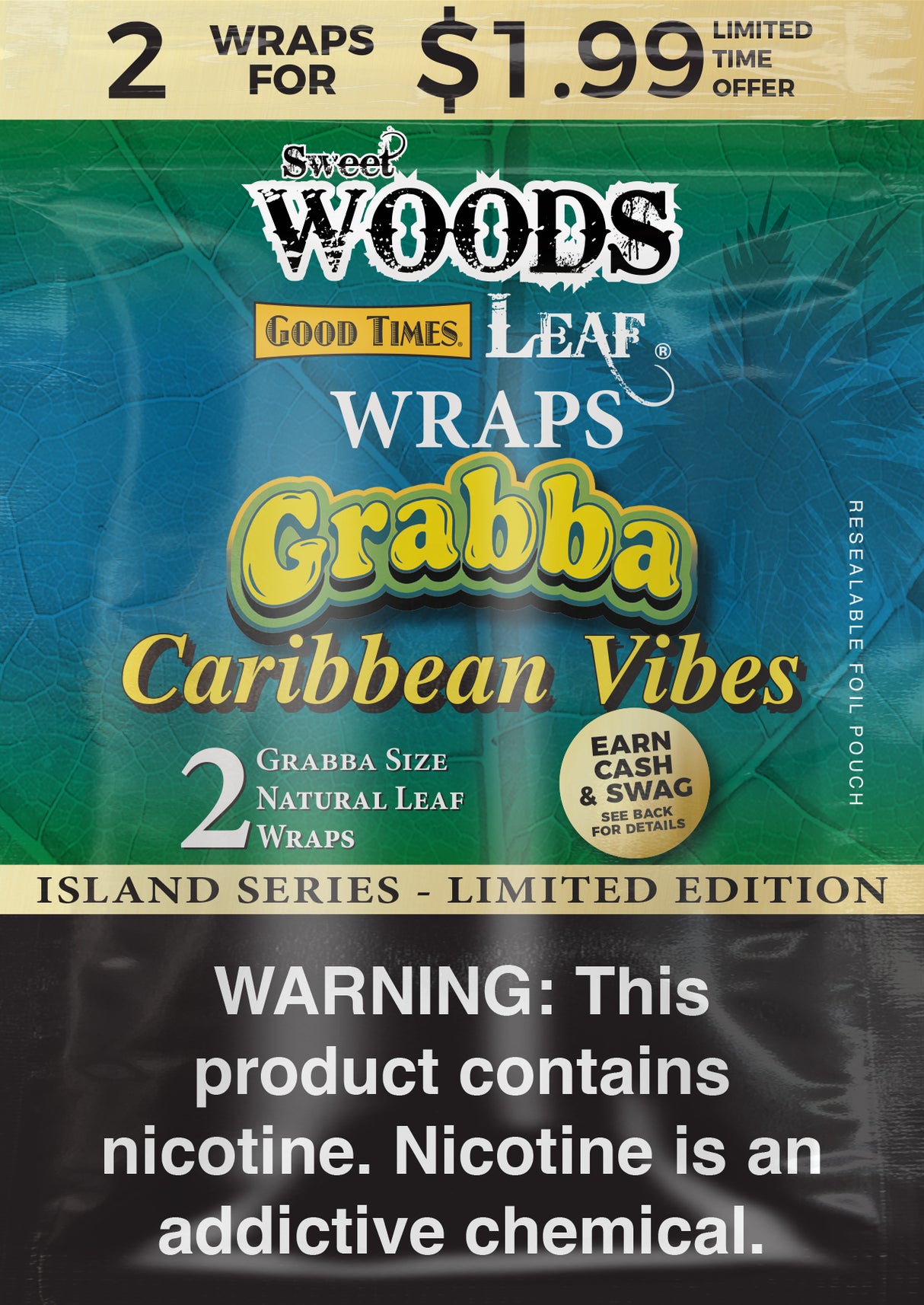 Sweet Woods Grabba Wraps