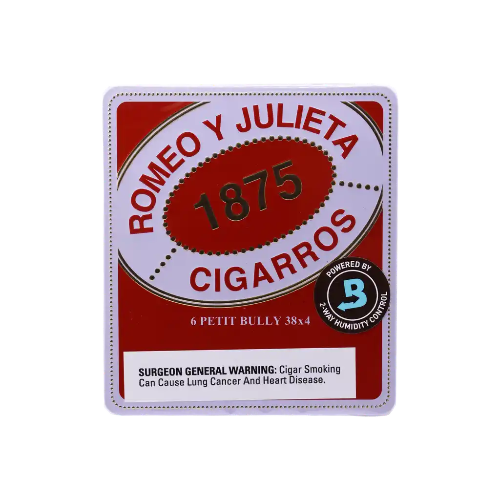 Romeo y Julieta 1875 Petit Bully Tin (4" X 38))