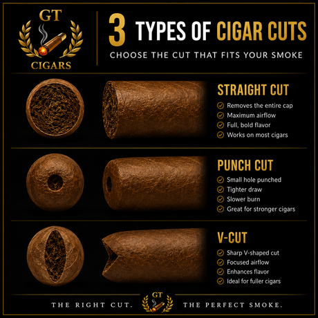 Straight Cut, V-Cut, or Punch? The Best Cigar Cut for Flavor, Draw & Smoking Style