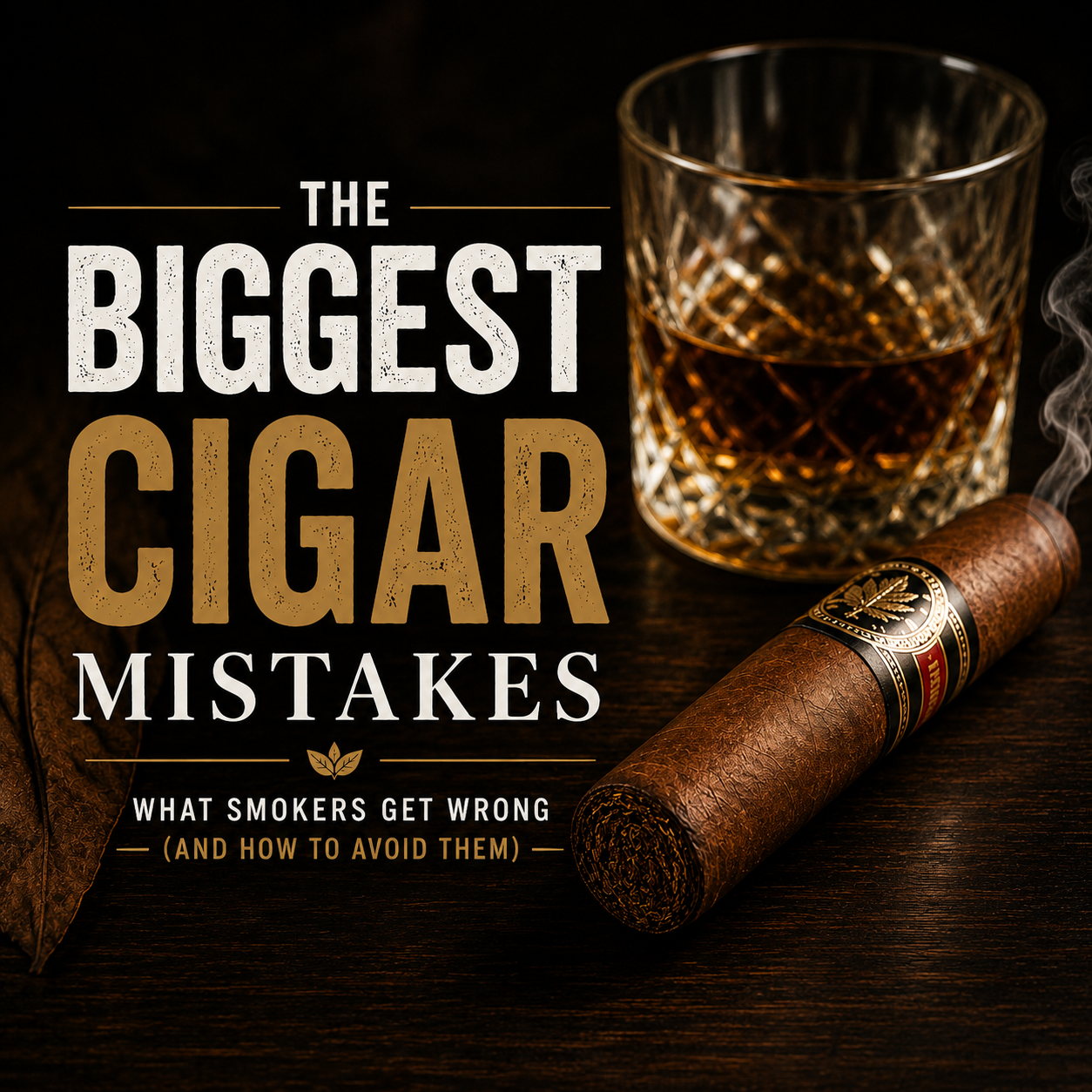 Common Cigar Mistakes!