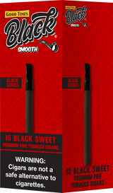 Black Smooth Singles 15ct