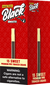 Black Smooth Singles 15ct