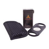 GT Cigars and Montecristo Dual Flame Lighter + Branded Cutter