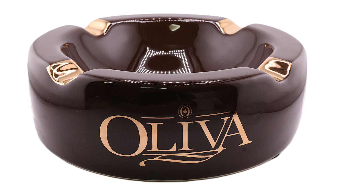 Oliva Round Ceramic Ashtray