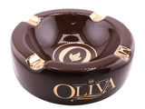 Oliva Round Ceramic Ashtray