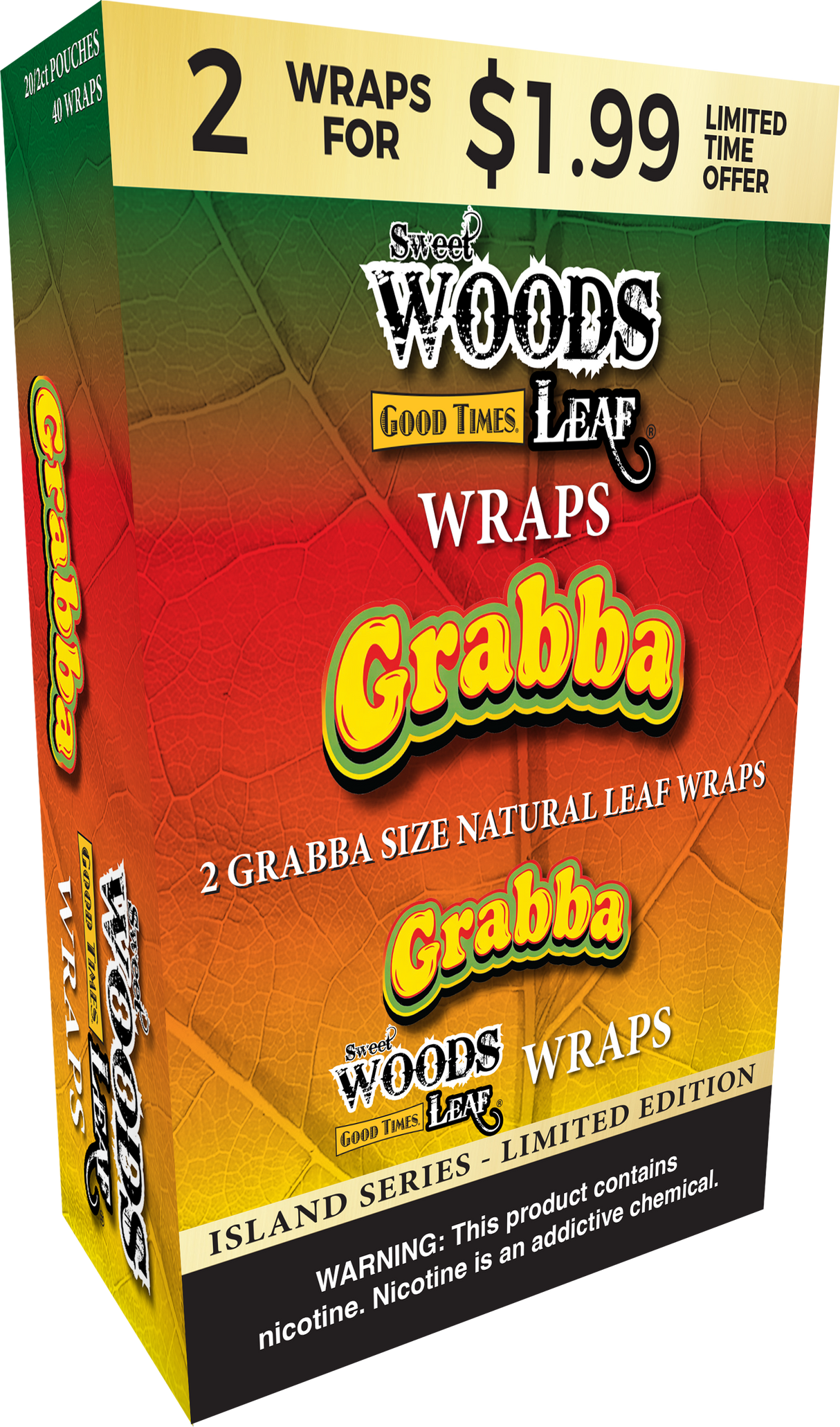 Sweet Woods Grabba Wraps