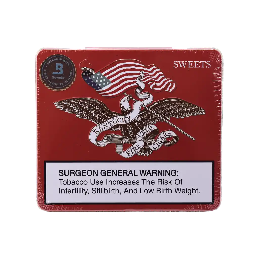 Drew Estate Fire Cured Ponies Sweets Tins (Cigarillos) (4.0"x32)